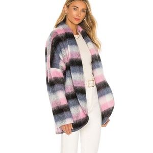 Revolve Amanda Uprichard Wool Open Front Coat